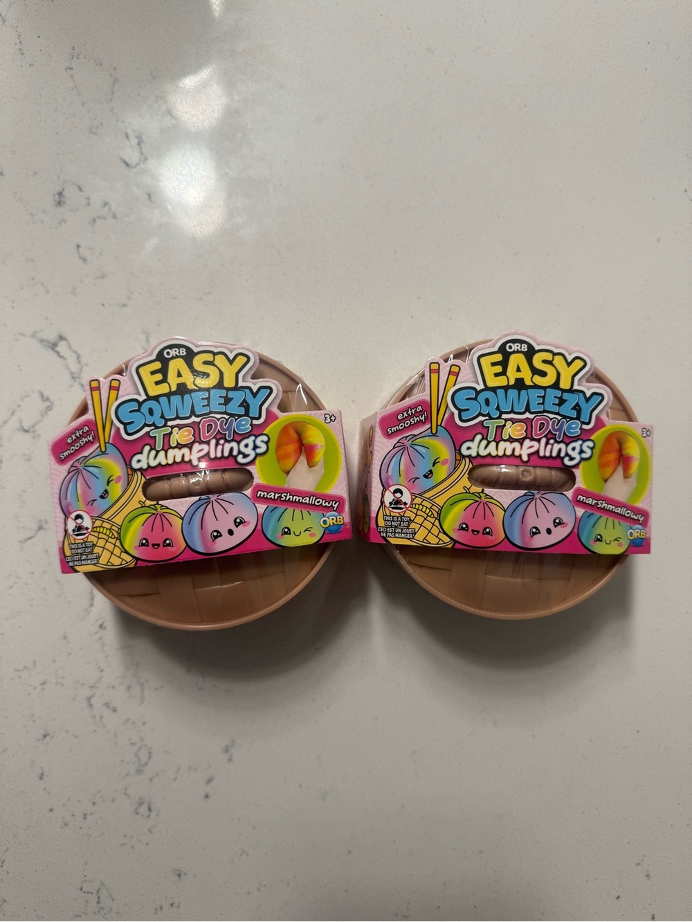 Brand new sealed Orb Eazy Squeezy Tie Dye Dumplings set of 2